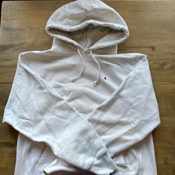 Champion White Hoodie - Picture 1 of 4